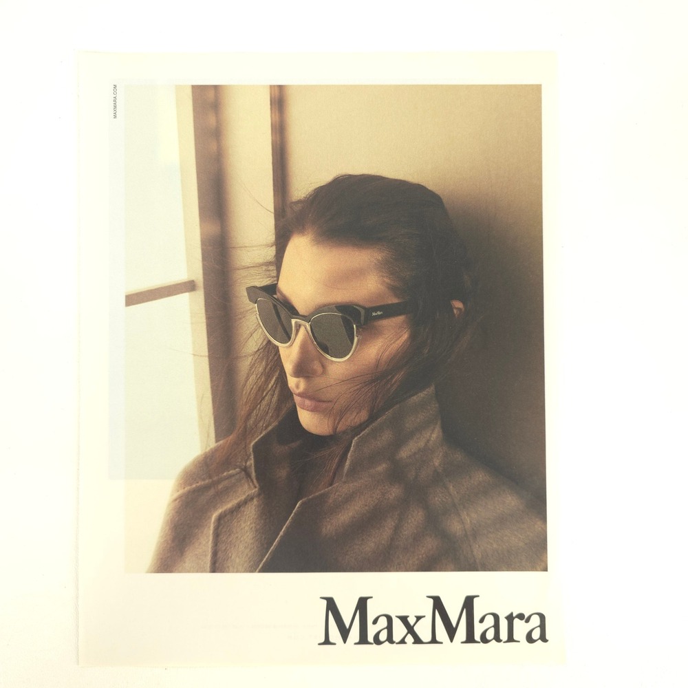 MaxMara Anita Sunglasses Print Ad Bella Hadid Steven Meisel Collector Wall Art